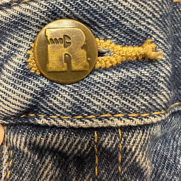 Wrangler Riggs Workwear‎ Men Jeans 35x32 Blue Denim Carpenter Utility READ - Picture 9 of 10